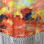 Gianni Bini colorful fringe tassel open cardigan size medium girly beachy cute Photo 10