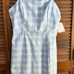 BP 🌟NWT Blue Checkered Dress Photo 0