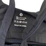 Women’s Sports Bra Small Padded Back Tank Top Crop Black Photo 2