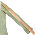 Ann Taylor Vtg 90s 100% Silk Cable Knit V-Neck Cardigan Sweater - Light Green Photo 3