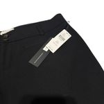 Anthropologie The Essential Slim Black Pants Cropped Length Stretch Size 10P NWT Photo 4