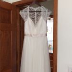 NWT Encore by Watters gown White Size 8 Photo 2