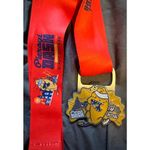 Unisex Slavic Village Polish Pierogi Dash Running Medallion Orange/Red Photo 4