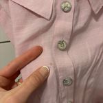 Anthropologie  Maeve Pink Collared Top Photo 5
