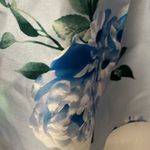 Sequin Hearts : Blue/White Flower Dress- Open Back with zipper back- tulle hem- 9 Photo 5