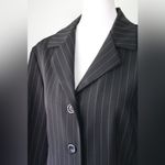Vintage Y2K Breakin’ Loose Black Pinstripe Single Breasted Blazer Size M Photo 1