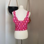 Krush  Pink Crochet Knit Top, Size S/M Photo 1