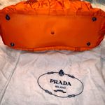 Prada Vintage Orange  Nylon Bag Photo 4