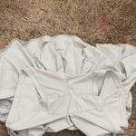 Gold Hinge White  Pleated Skirt Photo 3