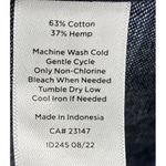 Talbots  Safari Hemp Blend Denim Jacket Front 4 Pockets Women's Blue Wash XLP Photo 4