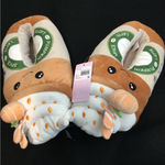 Womens Plush Pumpkin Spice Latte Slippers Size 11 Photo 0