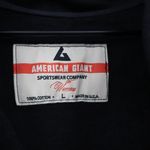 American Giant Sportswear Company Women's Black Cotton Full Zip Hoodie Size L Size L Photo 2