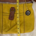 The Sak Yellow and Brown Crossbody Bag with Buckle Detail Photo 12