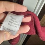 Women’s Maroon/Red Long Sleeve Asymmetrical Hem Dress size L Size L Photo 7