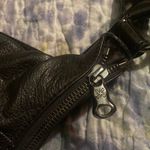 Vera Wang Simply Vera - Leather Dark Brown Hobo Bag Photo 6