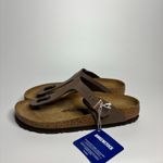 Birkenstock  Gizeh BS Thong Sandal in Mocha Birko-Flor (Narrow) Photo 2