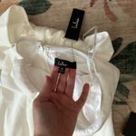 Lulus LULU’S Fabulous Phenomenon White Strapless Bow Midi Dress Photo 6