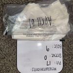 Handmade White Cotton Lace trimmed Camisole Peasant Medium Button-up Crop Top Photo 2