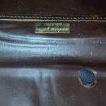 Andrew Geller Vintage  Glossy Gold Envelope Clutch Photo 3