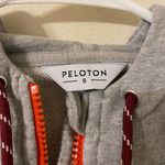 Peloton Womens TWGF Oversized Relaxed Gray Logo Hoodie Sweatshirt Size Small Photo 3