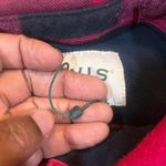 Orvis  Red And Black Plaid Fleece Lined Shacket Outerwear Workwear XL Women Snap Photo 8