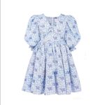 Selkie Mary Jane Puff Dress Cottagecore Milkflower Blue White Size 1X EUC Photo 11