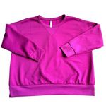 Dear Scarlett Vibrant Magenta Sweatshirt Pink Size 3X Photo 0