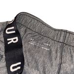 Under Armour Gray & Black Athletic Workout Fitness Athleisure Shorts Womens Large Photo 2