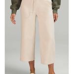 Lululemon Loungeful High-Rise Wide Leg Crop White Opal Photo 1