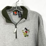 Disney VTG Mickey‎ Unlimited XL Fleece Pullover  Sweatshirt Embroidered 919 Photo 1