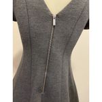 Banana Republic #17 Women's Gray Scuba Fit and Flare Dress by , Size 4 Photo 2