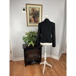 Nine West Blazer Black 6 Coral Color Women Jacket Striped Fully Lined Padded Sh Photo 4