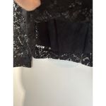 Lace Crochet Top With Velour Collar Black Small Whimsy Goth Biker Photo 6