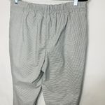 Madeline & Monroe Windowpane Check Print Cream Black Drawstring Sz Large Photo 6