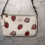 Coach NWT  Nolita 19 Leather Shoulder Bag With Strawberry Print CAL25 Photo 3