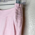 Jones Wear Linen Blend Women’s Size 16 Baby Pink Crop Pants Photo 2