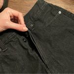 Rag and Bone Maya High Rise Black Denim Shorts Button Fly Sz 29 Distressed Raw Hem Photo 7