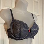 Victoria's Secret  Dream Angels Lined Demi Padded Underwire Gray Bra 32DD Photo 2
