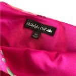 Midnight Doll Asymmetrical Pink and Orange Ruffled One-Shoulder Dress Photo 1