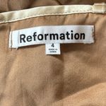 Reformation Poppies Silk Cut-out Maxi Dress Croissant Neutral Size 4 Photo 10