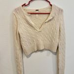 Free People  Cropped Cashmere Sweater cream Photo 0