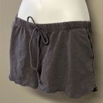 VICI Heather Gray Distressed Lounge Short Shorts w/ Elastic Waist and Pockets- M Photo 5
