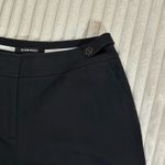 Ellen Tracy  Black Wide Leg Dress Pants Heavy Cotton Spandex Blend Women's 8 Photo 3