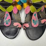L'ATISTE Women's Multicolor Floral Sandals Photo 5