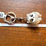 Boutique Bag Charm Keychain Rose Gold Tone and Rhinestone Owl Fashion Photo 9