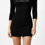 Bebe  Y2K rhinestone cut out bodycon top/dress M/L Photo 0