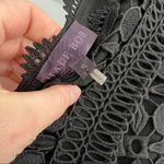 Hale Bob  crochet‎ top floral Embroidered dress small cocktail party bandage Photo 6