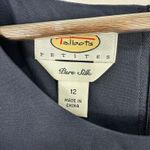 Talbots  Sleeveless Silk Top 12P Blue Career Quiet Luxury Minimalist Capsule Photo 1