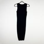 Alexander Wang Knit Stretch Silver Ball Beaded Embellished Side Detail Dress XS Photo 3