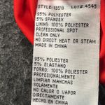 Cache Vintage Gold Label Red One Shoulder Sequin Beaded Formal Dress Size 0 XXS Photo 6